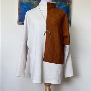 Shein Long Sleeve Color Block Sweater